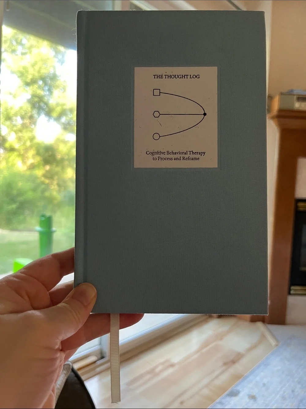 The Thought Log Hardcover Journal - Light Blue